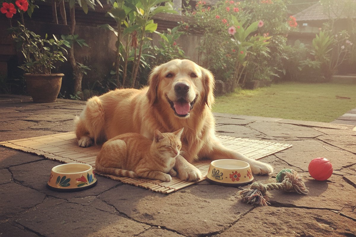 Happy pets with premium food and supplies in Bali